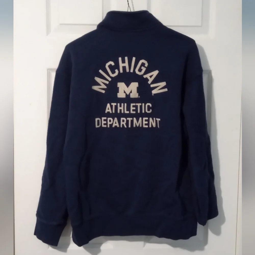 Nike Dark Blue Michigan Wolverines Quarter-Zip Pullover